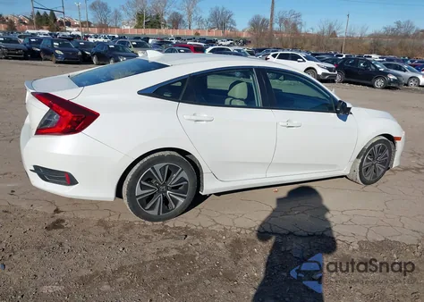 2016 Honda Civic Ex-L z USA, uszkodzony, nr VIN 19XFC1F76GE208154